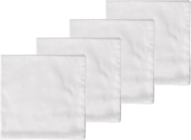 Tiles Damask Stoffen servetten 45 x 45 cm 4 stuks Optical van Södahl in White – productfoto