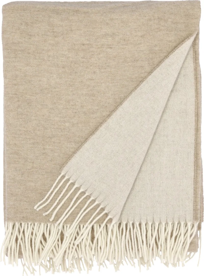 Tranquil Plaid 130 x 170 cm by Södahl in Beige – product photo