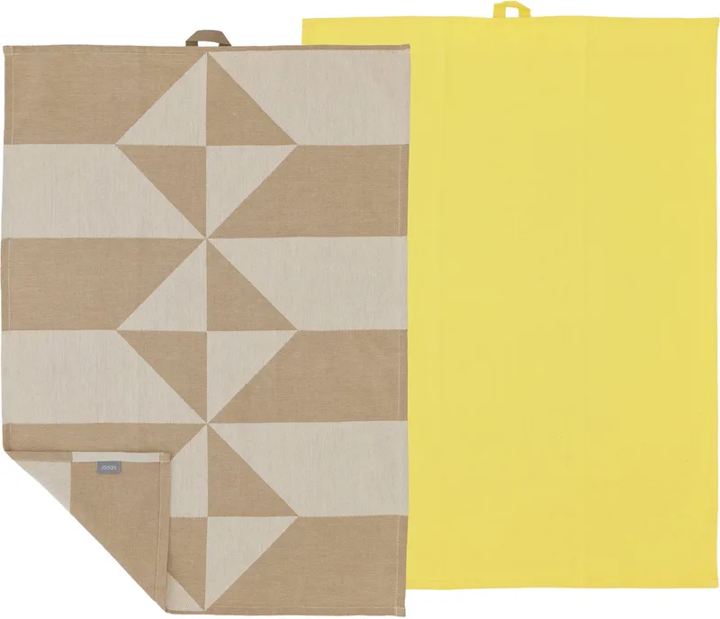 Twist Theedoek 50 x 70 cm 2 stuks de Södahl en Warm Taupe – photo du produit