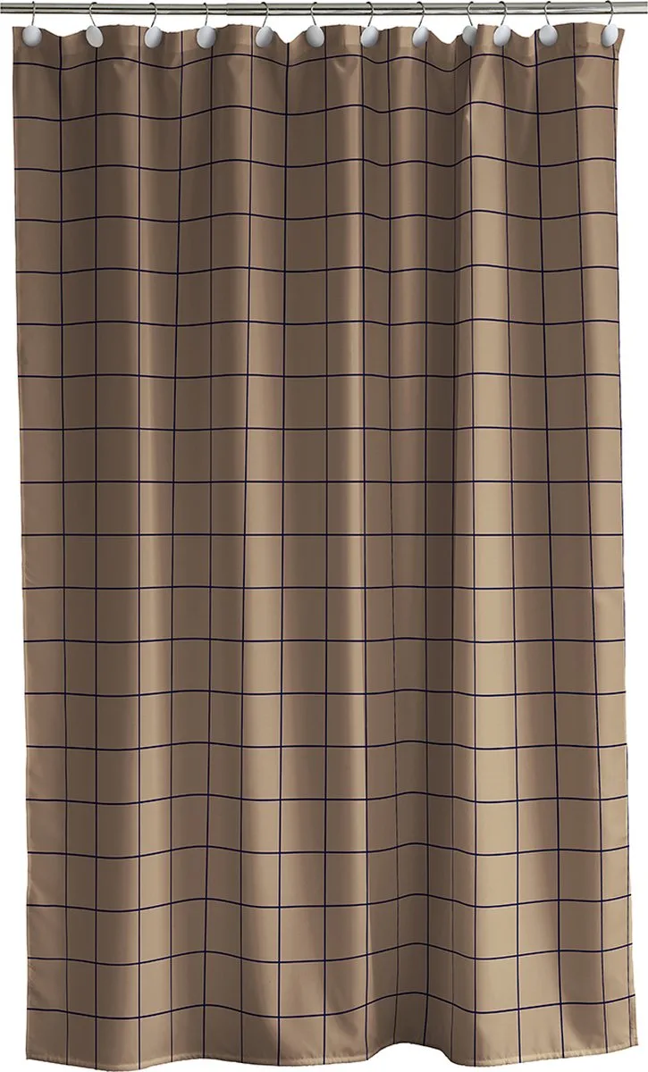 Vista Douchegordijn 180 x 200 cm de Södahl en Warm Taupe – photo du produit