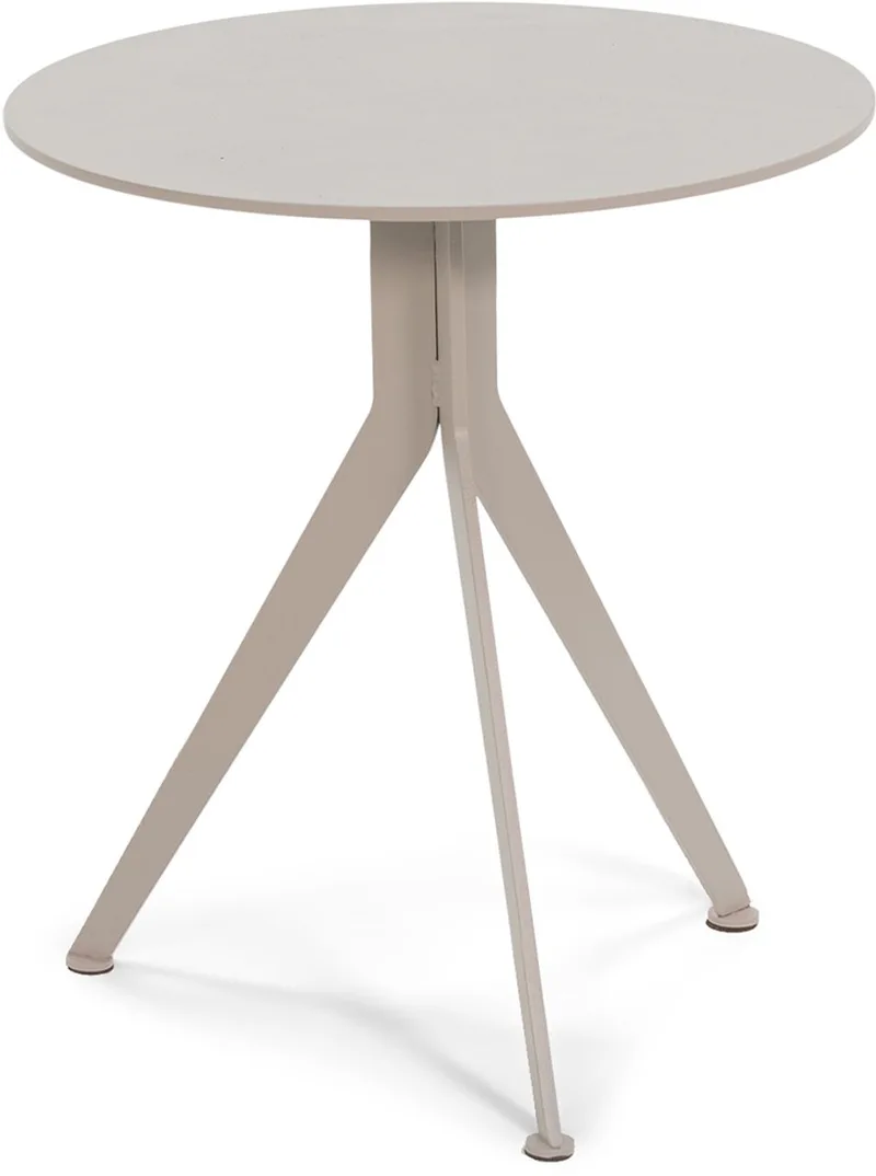 bijzettafel Daley Low - Ø 38 - Staal by Spinder Design in Silky Taupe – product photo