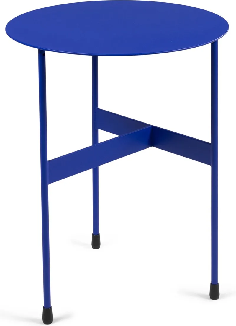 bijzettafel Mira High - Ø 45 - Staal von Spinder Design in Ultramarine – Produktfoto
