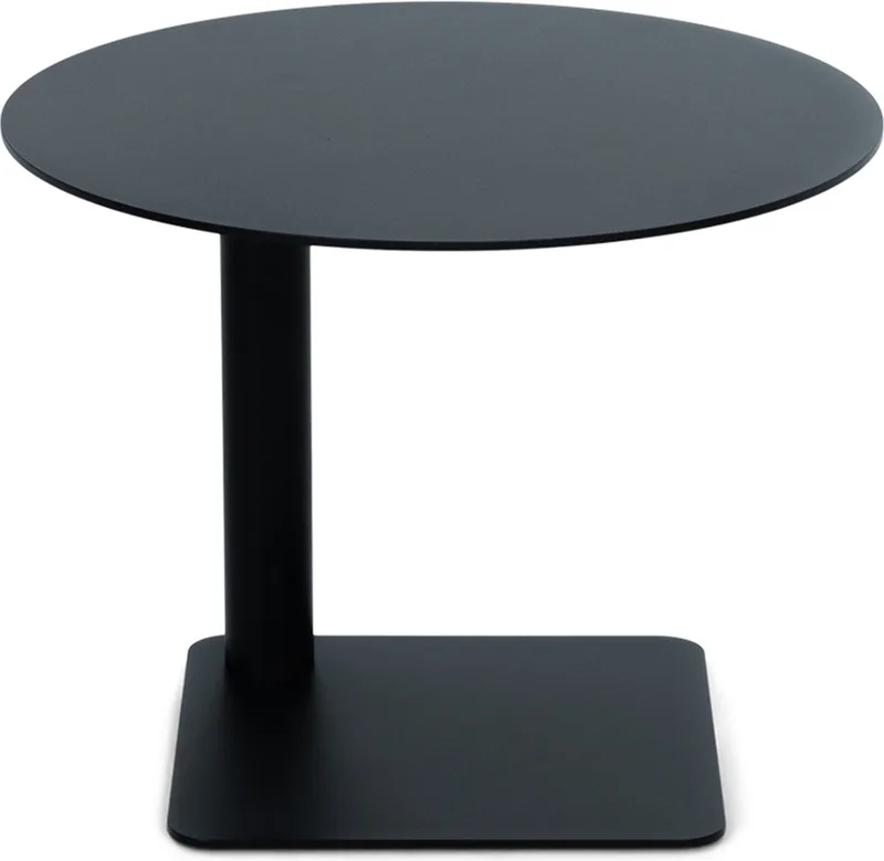 bijzettafel Sunny 30 - Ø 40 - Staal van Spinder Design in Zwart – productfoto