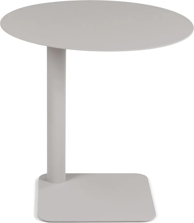 bijzettafel Sunny 40 - Ø 40 - Staal van Spinder Design in Silky Taupe – productfoto