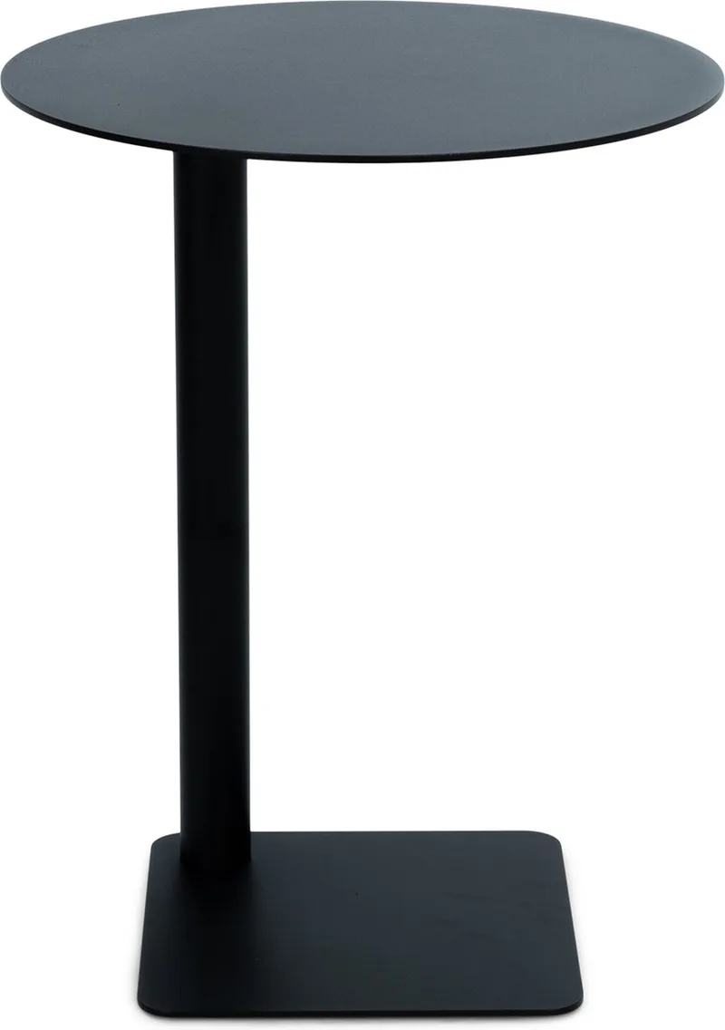 bijzettafel Sunny 50 - Ø 40 - Staal de Spinder Design en Noir – photo du produit