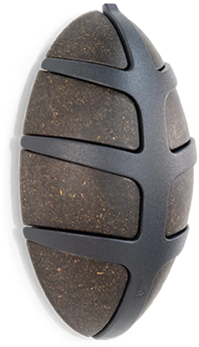 kapstok Bio Bug - Bio/ Zwart - 7 haken van Spinder Design in Donkerbruin – productfoto