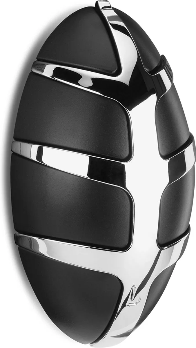 kapstok Bug - Chroom - 7 haken fra Spinder Design i Sort – produktbillede