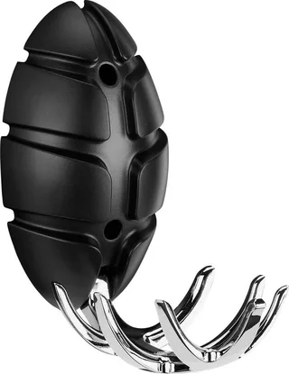 kapstok Bug - Chroom - 7 haken von Spinder Design in Schwarz – Produktfoto 2 von 5