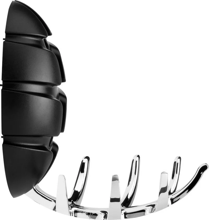 kapstok Bug - Chroom - 7 haken von Spinder Design in Schwarz – Produktfoto 4 von 5