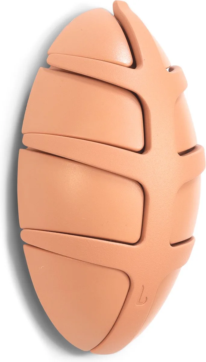 kapstok Bug - Clay Terra / Clay Terra - 7 haken fra Spinder Design i Clay Terra – produktbillede