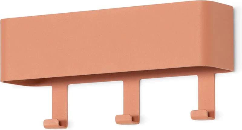 kapstok Dax Play 3 - 3 haken - Staal by Spinder Design in Clay Terra – product photo