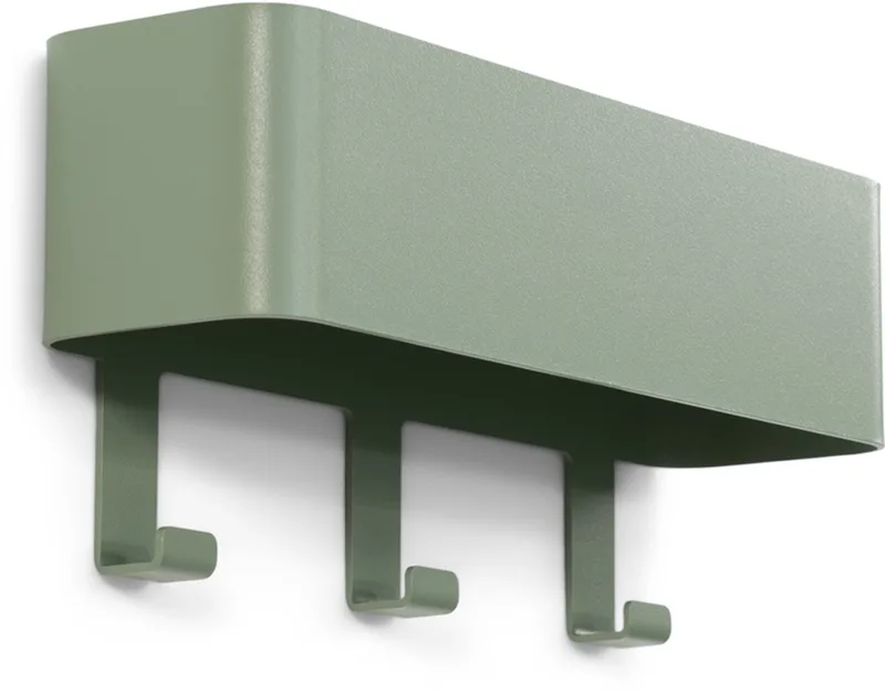 kapstok Dax Play 3 - 3 haken - Staal by Spinder Design in Dusty Green – product photo