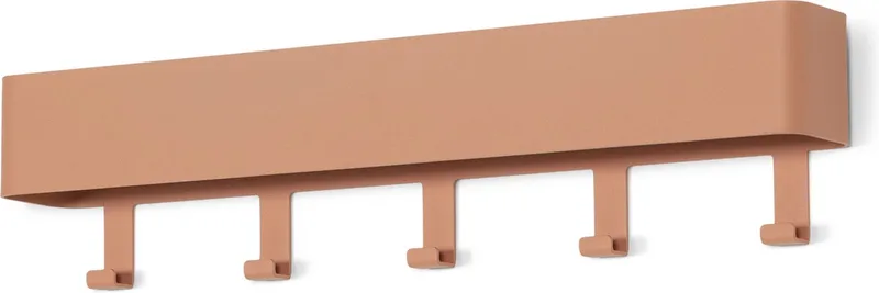 kapstok Dax Play 5 - 5 haken - Staal de Spinder Design en Clay Terra – photo du produit