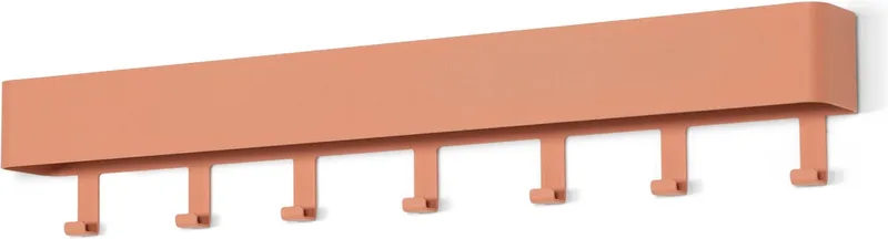 kapstok Dax Play 7 - 7 haken - Staal från Spinder Design i Clay Terra – produktbild