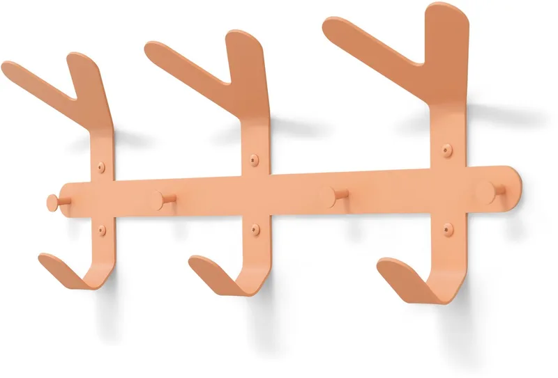 kapstok Frondo - 9 haken - Staal von Spinder Design in Clay Terra – Produktfoto