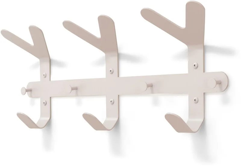 kapstok Frondo - 9 haken - Staal by Spinder Design in Silky Taupe – product photo