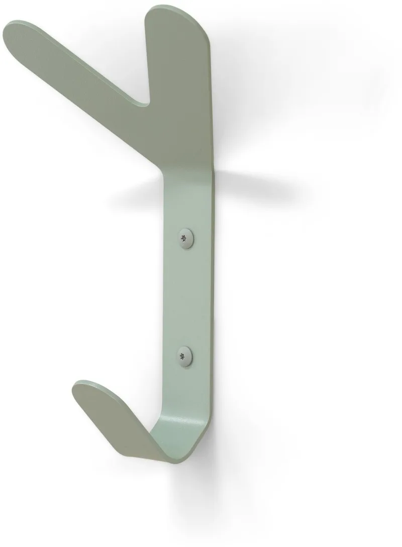 kapstok Frondo Haak - 3 haken - Staal från Spinder Design i Dusty Green – produktbild