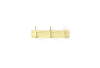 kapstok Fusion 3 - 3 haken - Staal de Spinder Design en Butter Yellow – photo du produit 2 sur 5
