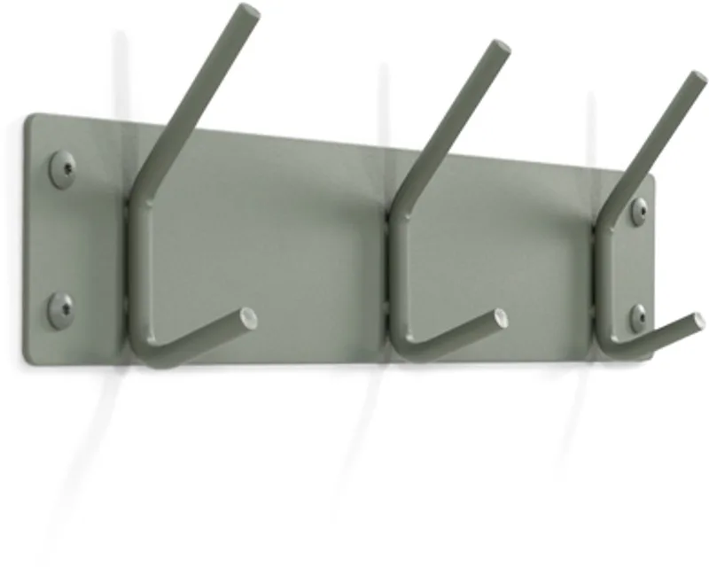 kapstok Fusion 3 - 3 haken - Staal by Spinder Design in Dusty Green – product photo