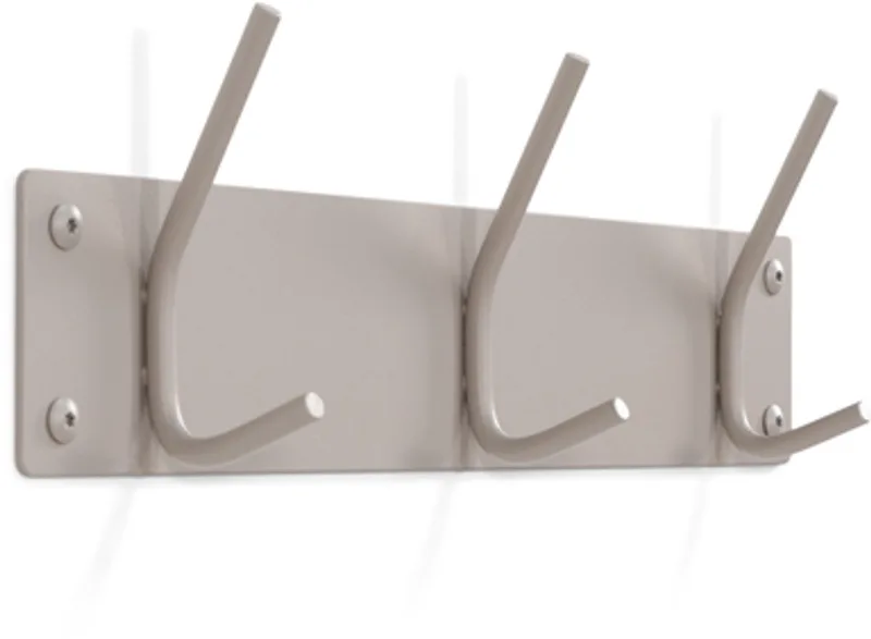 kapstok Fusion 3 - 3 haken - Staal de Spinder Design en Silky Taupe – photo du produit