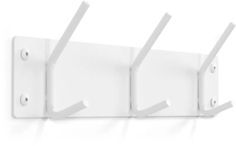 kapstok Fusion 3 - 3 haken - Staal by Spinder Design in White – product photo