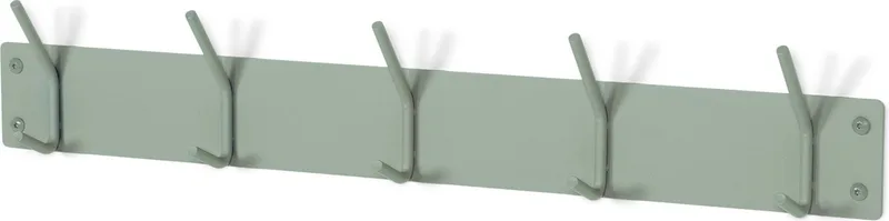 kapstok Fusion 5 - 5 haken - Staal by Spinder Design in Dusty Green – product photo 1 of 5
