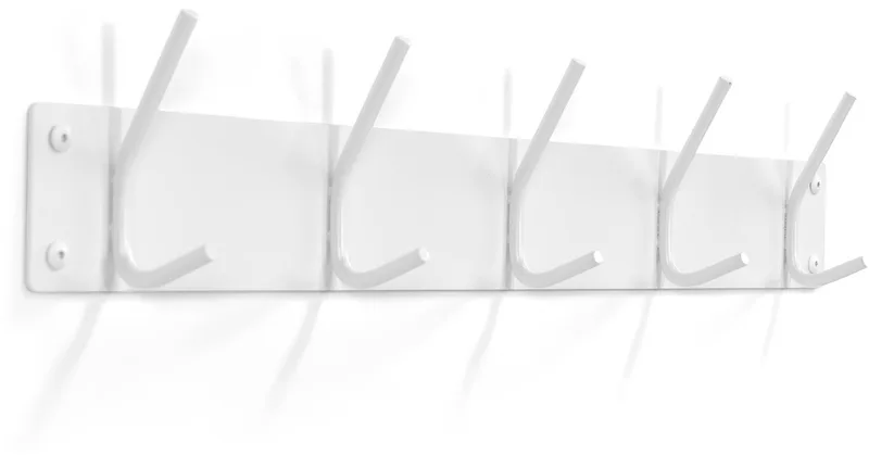 kapstok Fusion 5 - 5 haken - Staal by Spinder Design in White – product photo 1 of 3