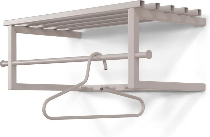 kapstok Marco - 5 haken - Staal de Spinder Design en Silky Taupe – photo du produit