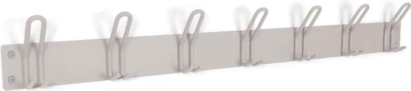 kapstok Miles 7 - 7 haken - Staal van Spinder Design in Silky Taupe – productfoto