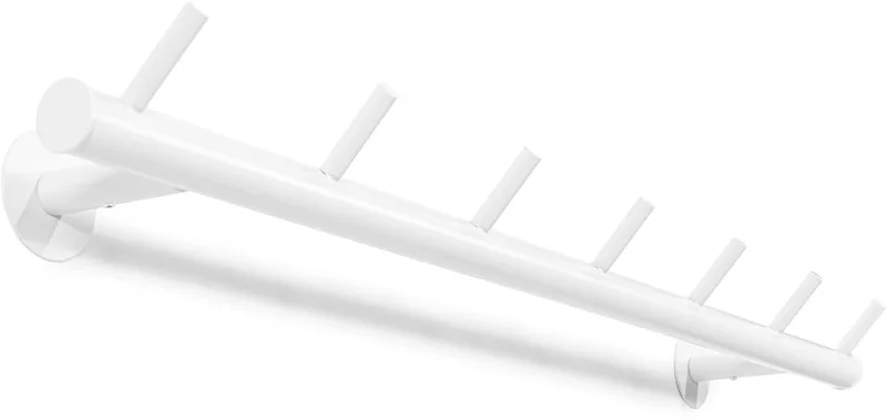 kapstok Odin 03 - 7 haken - Staal by Spinder Design in White – product photo
