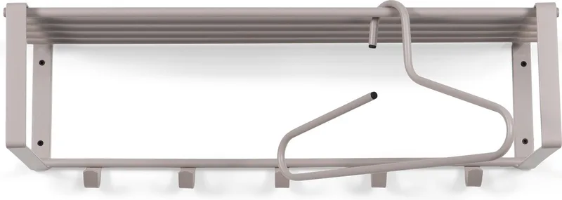kapstok Rex 2 - 5 haken - Staal från Spinder Design i Silky Taupe – produktbild