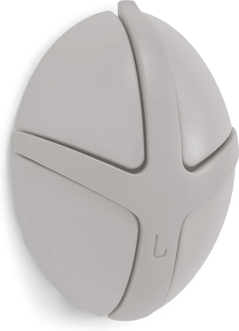 kapstok Tick - Silky Taupe / Silky Taupe - 3 haken från Spinder Design i Silky Taupe – produktbild