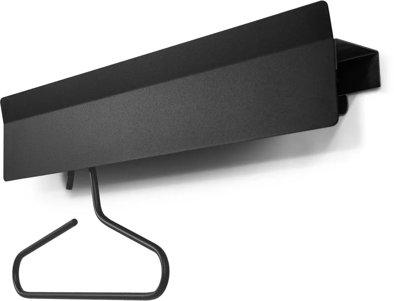 kapstok Vigilo 80 - 8 haken - Staal fra Spinder Design i Sort – produktbillede