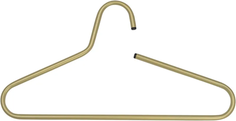 kledinghangers (set van 5) Victorie - Staal från Spinder Design i Guld – produktbild