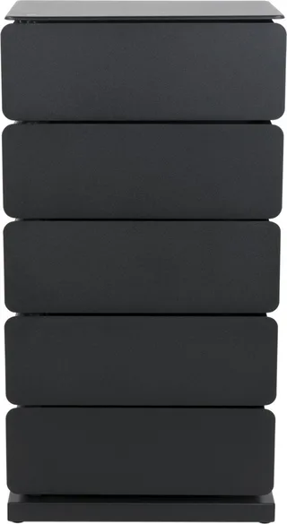 ladekast Joey 5 - Staal von Spinder Design in Schwarz – Produktfoto 1 von 5