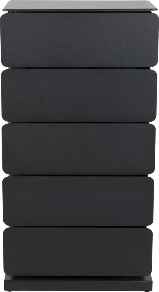 ladekast Joey 5 - Staal von Spinder Design in Schwarz – Produktfoto 3 von 5
