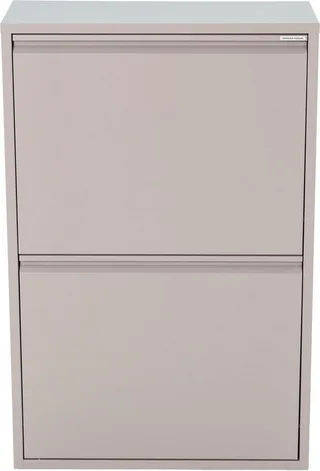 Mülltrennsystem GIGI 4, Stahl-Abfalltrennsystem mit 4x 18,5-Liter-Inneneimern van Spinder Design in Grijs – productfoto 1 van 5
