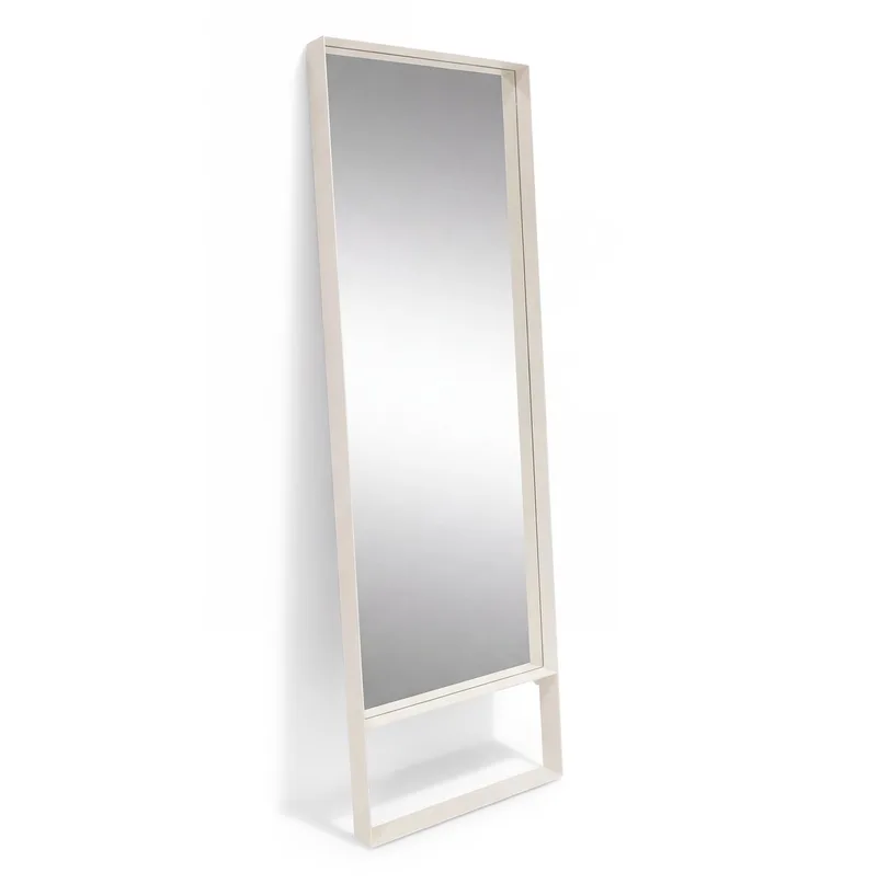 passpiegel Donna 4 - Staal van Spinder Design in Silky Taupe – productfoto