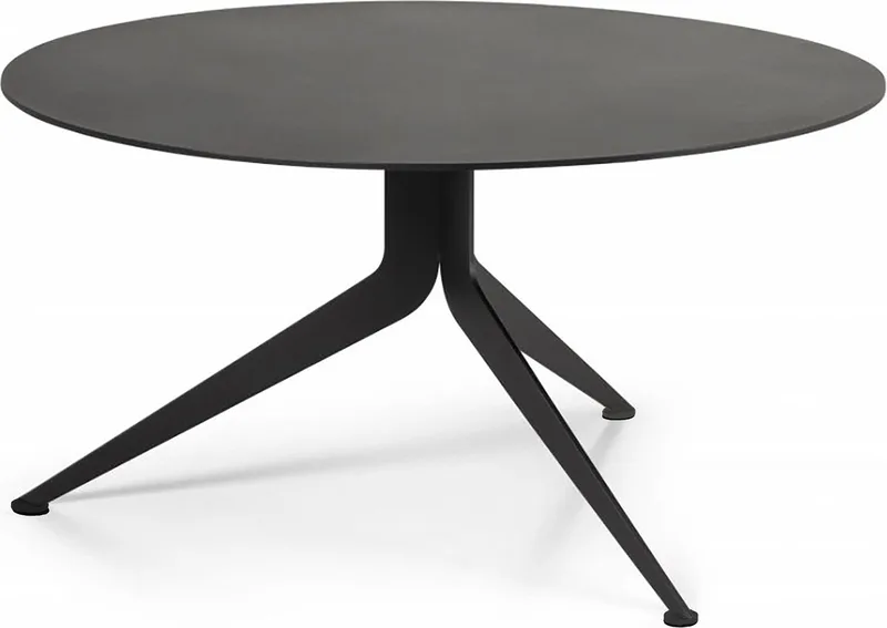 salontafel Daley 80 - Ø 80 - Staal by Spinder Design in Black – product photo