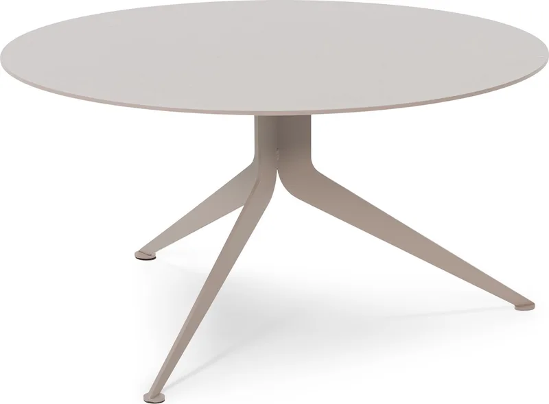 salontafel Daley - Ø 80 - Staal fra Spinder Design i Silky Taupe – produktbillede