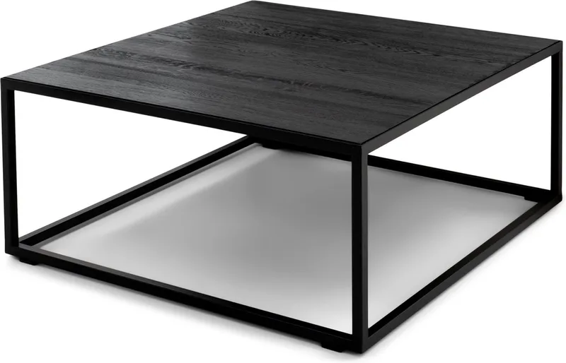 Salontafel Daniël - 80 x 80 cm - Staal från Spinder Design i Svart – produktbild