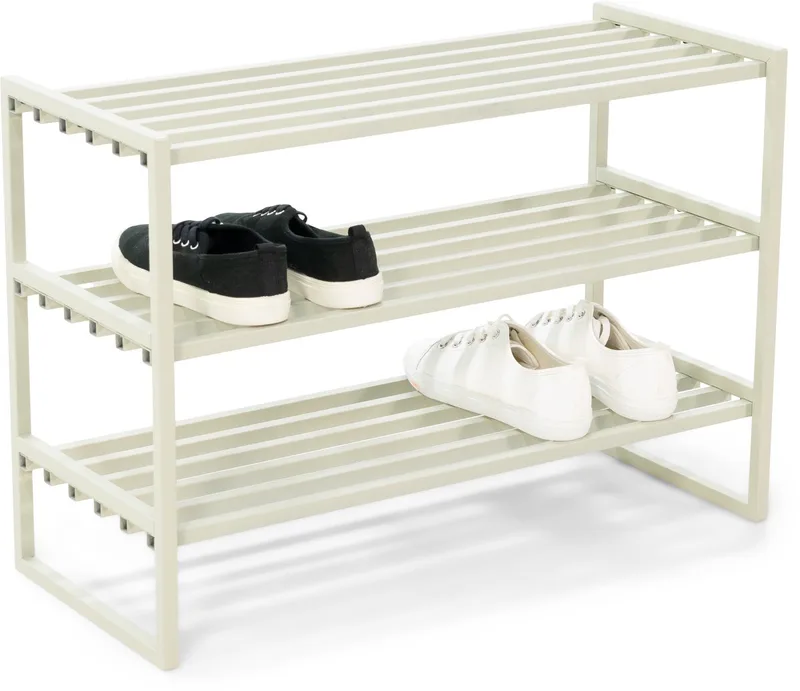 Schoenenrek AXEL SR 2 - Pebble grey - Staal by Spinder Design in Kiezelgrijs – product photo