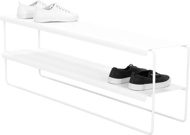 schoenenrek Nivo 100 - 10 paar schoenen - Staal by Spinder Design in White – product photo