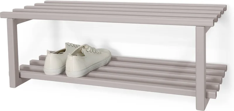 schoenenrek Rizzoli / Marco - 6 paar schoenen - Staal von Spinder Design in Silky Taupe – Produktfoto