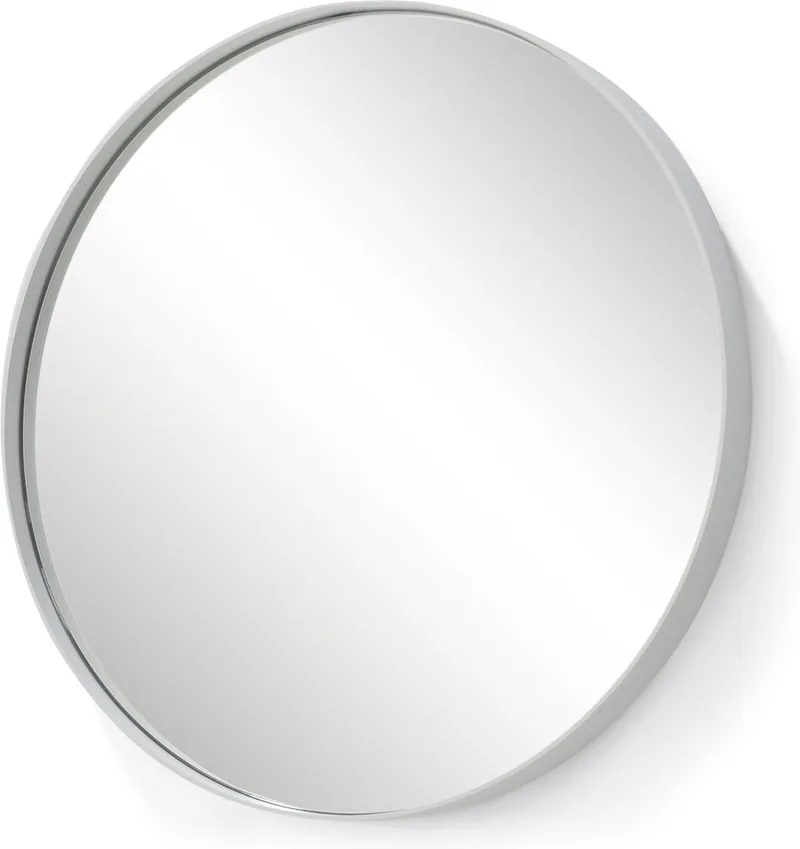 spiegel Donna 3 - Ø 60 - Staal by Spinder Design in White – product photo
