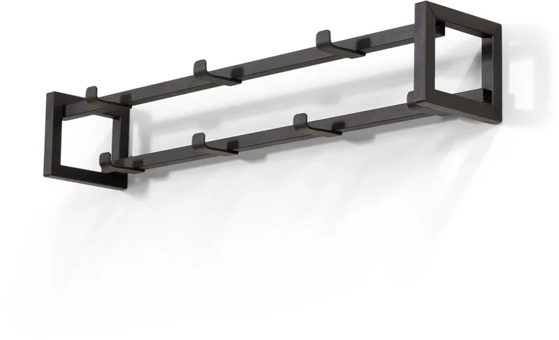 Wandkapstok AXEL 1 - Staal från Spinder Design i Svart – produktbild