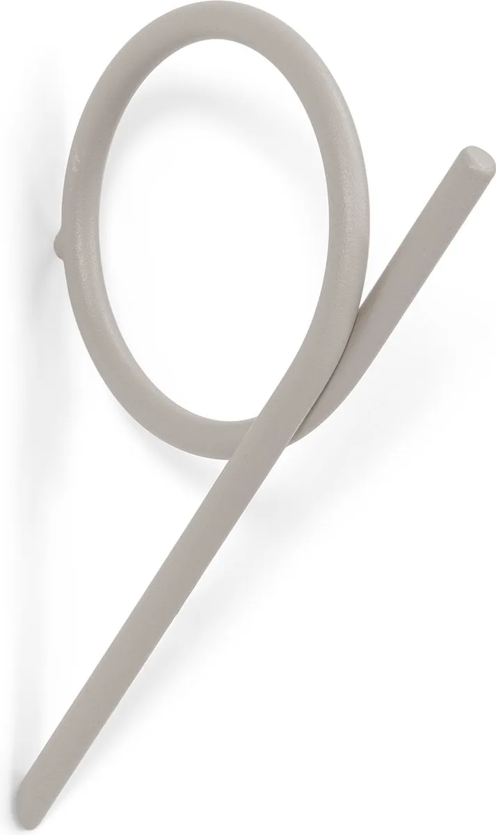 x BUDDE kapstok Tuba M - Staal by Spinder Design in Silky Taupe – product photo