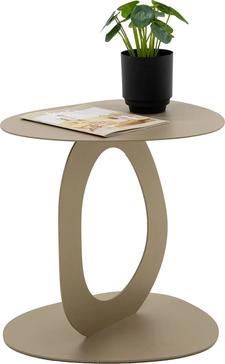 x Eva van de Ven bijzettafel Alto - Staal by Spinder Design in Champagne – product photo