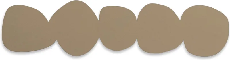 x Eva van de Ven kapstok Tumulo Medium - 5 haken - Staal de Spinder Design en Champagne – photo du produit