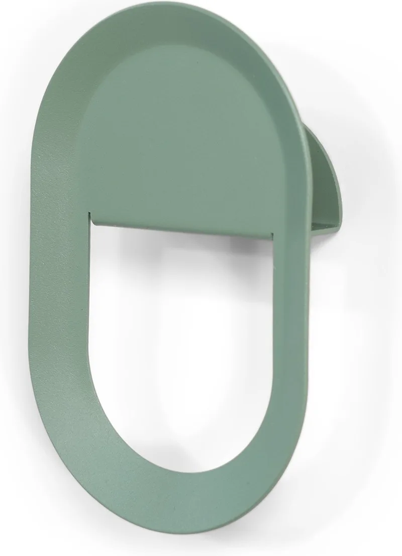 x OnMateria kapstok Coucou - Staal von Spinder Design in Dusty Green – Produktfoto